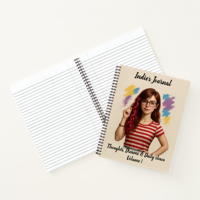 Indie Spiral Notebook - Personalisiert Journal Notizbuch (Innenseite)