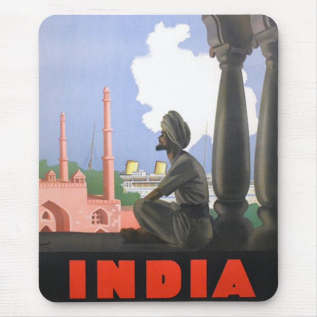 Indien-1927 Mousepad (Vorne)