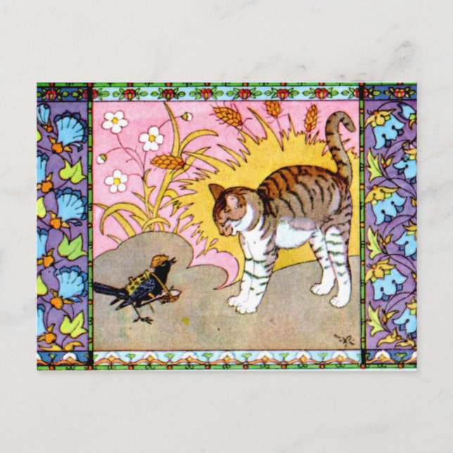 Indien Art Postcard Postkarte (Vorderseite)