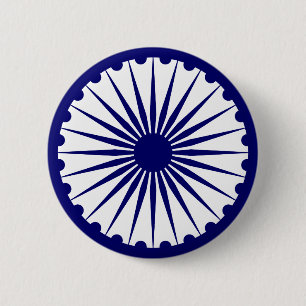 Indien Ashoka Chakra Button