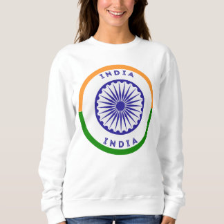 Indien Ashoka Chakra Circle Shape Sweatshirt
