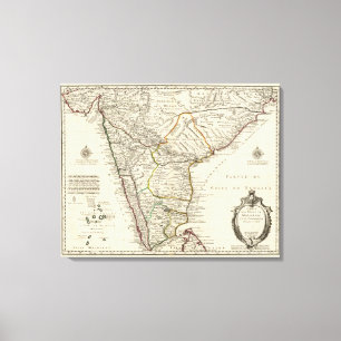 Indien, Bangladesch, Asien Leinwanddruck