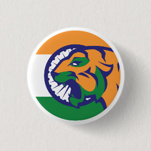 Indien Bengalische Tiger-Indische Nationale Tierfl Button