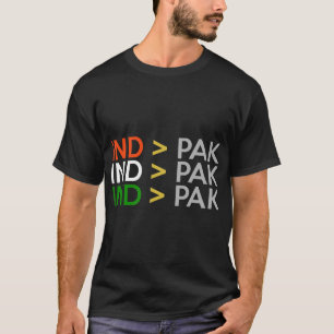 Indien besser als Pakistan indische Cricket-Trikot T-Shirt