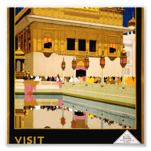 Indien besuchen fotodruck