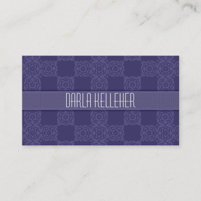 Indien Blue Business Cards Visitenkarte (Vorderseite)
