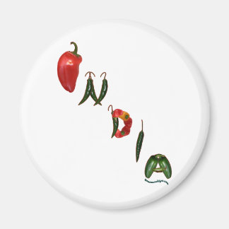 Indien Chili Paprikaschoten Magnet