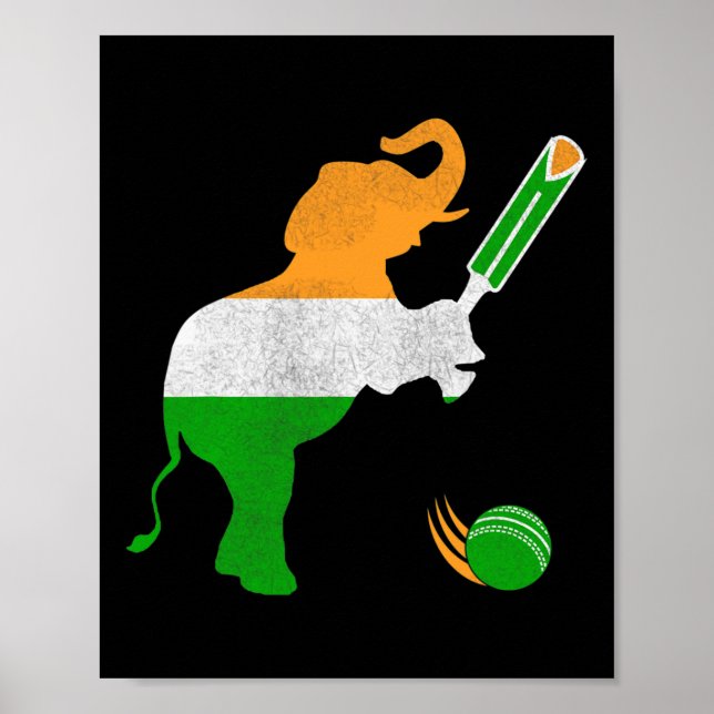 Indien Cricket 1  Poster (Vorne)