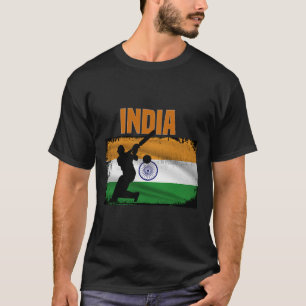 Indien Cricket Anhänger Indische Cricket Fans Indi T-Shirt
