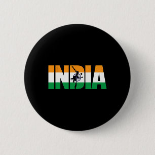 Indien Cricket Anhänger Shirt Jersey Indische Cric Button