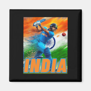 Indien Cricket Anhänger Trikot - Indischer Cricket Magnet