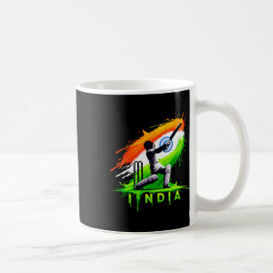 Indien Cricket Indischer Cricket Fan Kaffeetasse