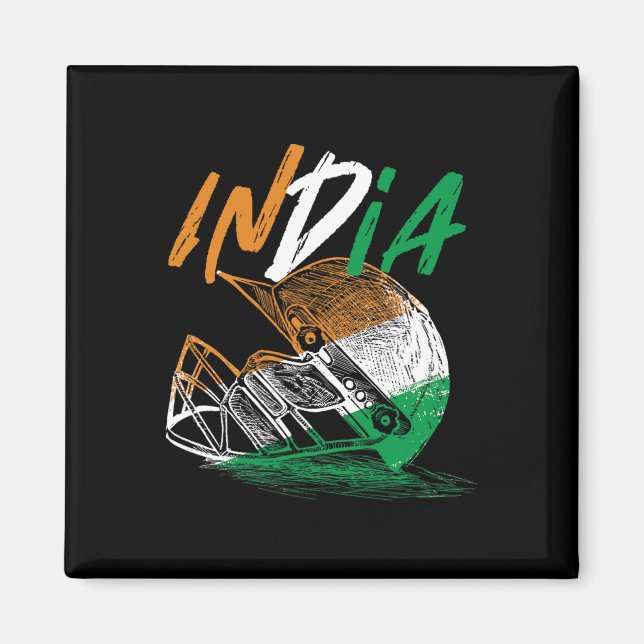 Indien Cricket-Team Cricket-Spieler Cricketer Magnet (Vorne)