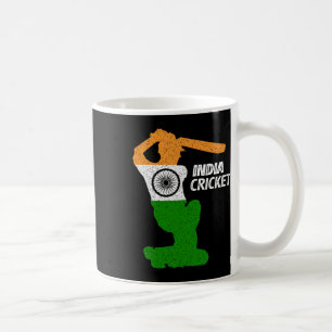 Indien Cricket Tsman Boundary Shot mit indischer F Kaffeetasse