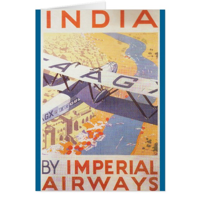 Indien durch Imperial Airways (Vorne)