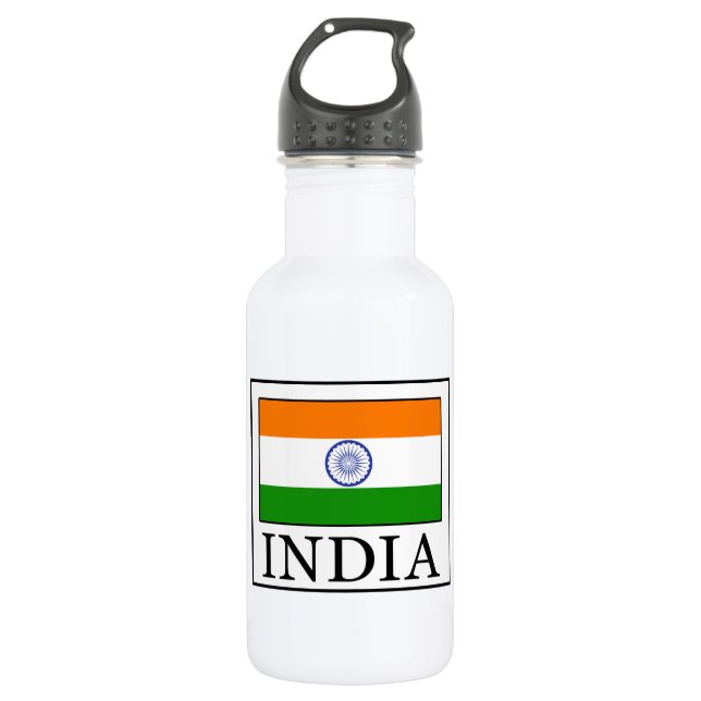 Indien Edelstahlflasche (Vorderseite)