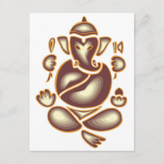 Indien Elephant Mediation Postcard Postkarte