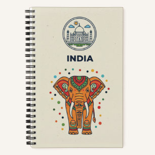 Indien-Erbe & Taj Mahal Fotoarchiv-Journal Notizbuch