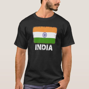 Indien Fahne Unterstützung indischer Menschen Frau T-Shirt