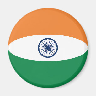 Indien Fischauge Flagge Magnet