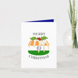 INDIEN FLAG | festes Pudding | Christmas Feiertagskarte