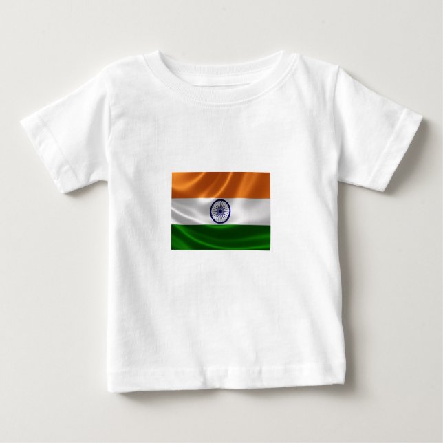 INDIEN FLAG T - SHIRT (Vorderseite)
