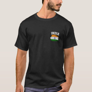 Indien Flagge Indischer Cricket Souvenirs Vacation T-Shirt
