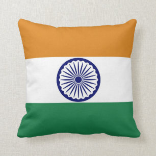 Indien-Flagge Kissen