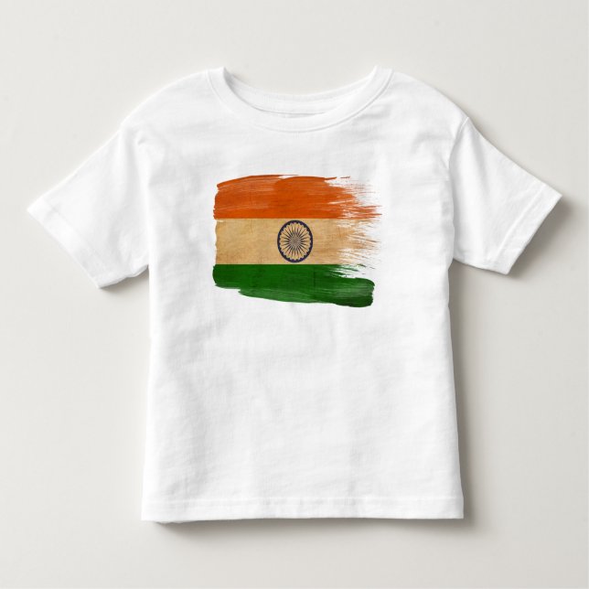 Indien-Flagge Kleinkind T-shirt (Vorderseite)