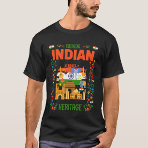 Indien-Flagge Kostüm-Outfit-Idee für Kinder & Indi T-Shirt