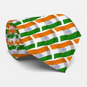Indien Flagge Krawatte