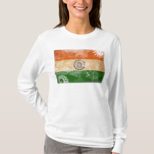 Indien-Flagge T-Shirt