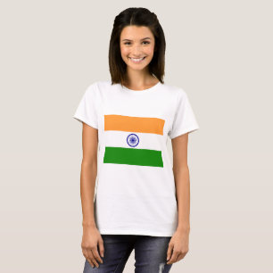 Indien-Flagge T-Shirt