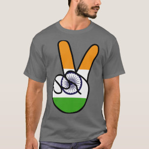 Indien-Flagge / Zeichen T-Shirt