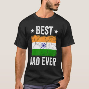 Indien für Männer Indischer bester Vater aller Zei T-Shirt