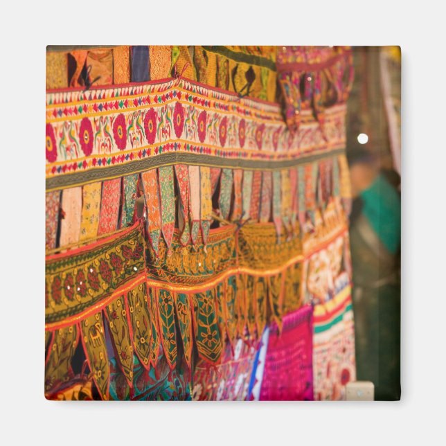 INDIEN, Goa, Baga: Samstag Abend Market (NR) Magnet (Vorne)
