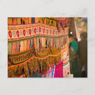 INDIEN, Goa, Baga: Samstag Abend Market (NR) Postkarte