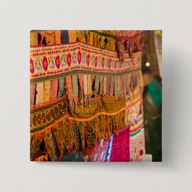 INDIEN, Goa, Baga: Samstagabendmarkt (NR) Button (Vorderseite)