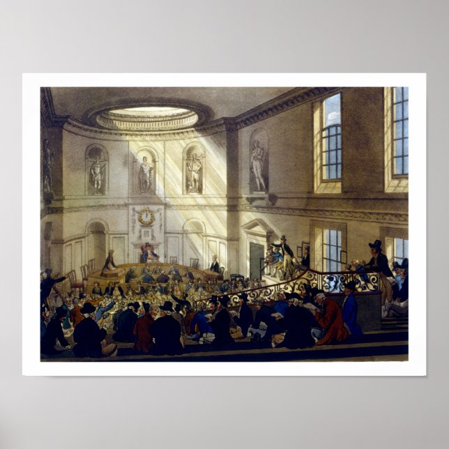 Indien House, The Sale Room, von 'Ackermann's Micr Poster (Vorne)