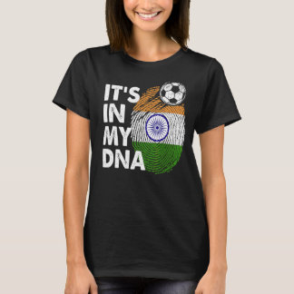 Indien in meinem indischen DNA-Flaggenteam Indien T-Shirt