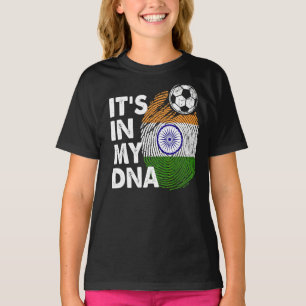 Indien in meinem indischen DNA-Flaggenteam Indien T-Shirt