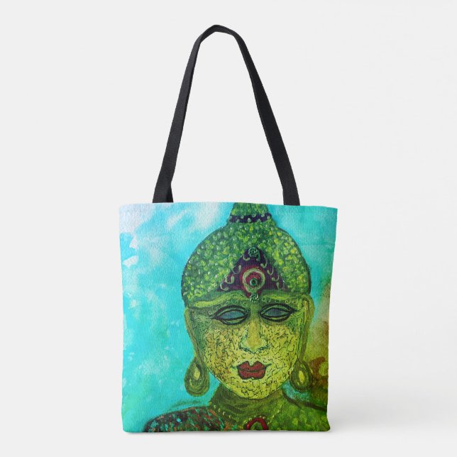 Indien Inspirierte Buddha Shoulder-Tasche (Rückseite)