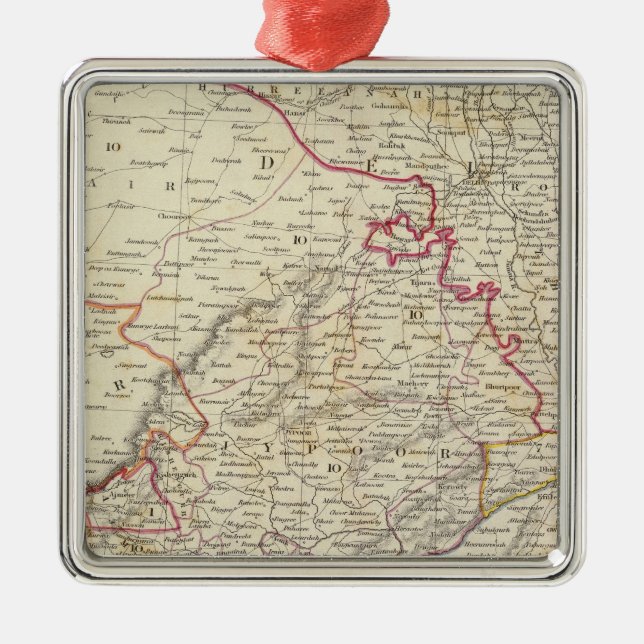 Indien IX Silbernes Ornament (Vorne)