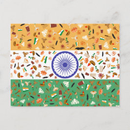 Indien: Land der Traditionen und des Diversity Postkarte