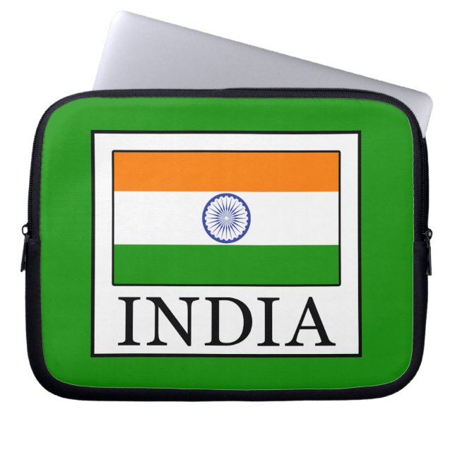 Indien Laptopschutzhülle (Vorderseite)