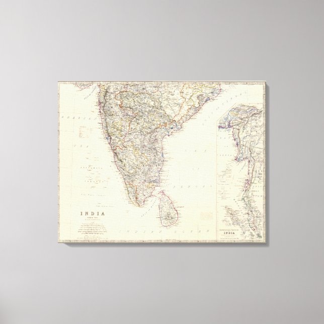 Indien Leinwanddruck (Vorderseite)