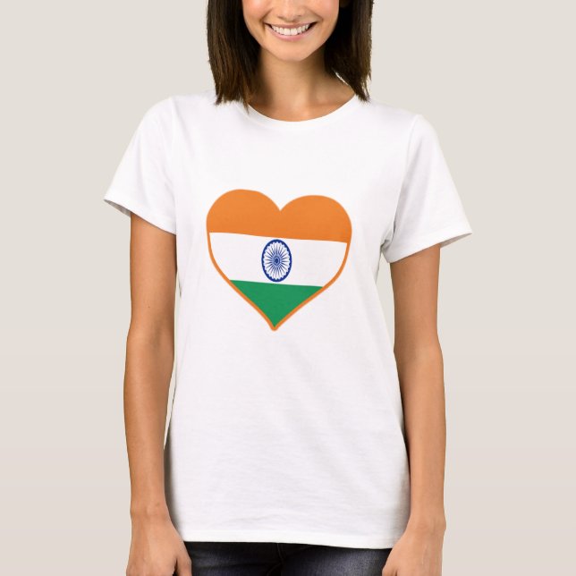 Indien-Liebe T-Shirt (Vorderseite)