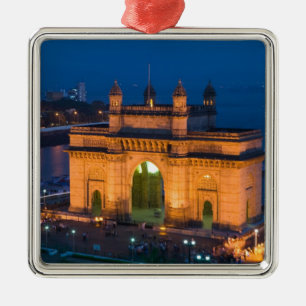 INDIEN, Mumbai (Bombay): Gateway of India / Ornament Aus Metall