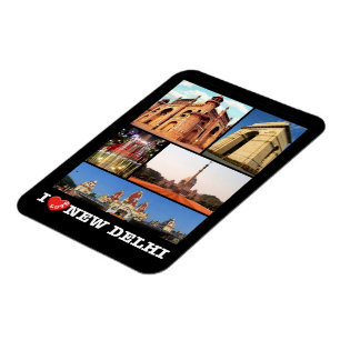 Indien - Neu Delhi - I Liebe - Magnet