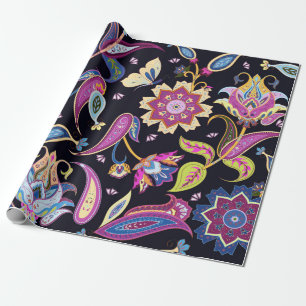 Indien-Paisleymuster Geschenkpapier